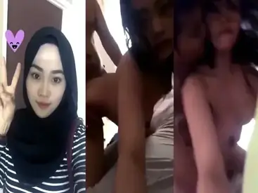 Hijabers Toge Dieksekusi Kontol Gede Becek Banjir WOT Lumer